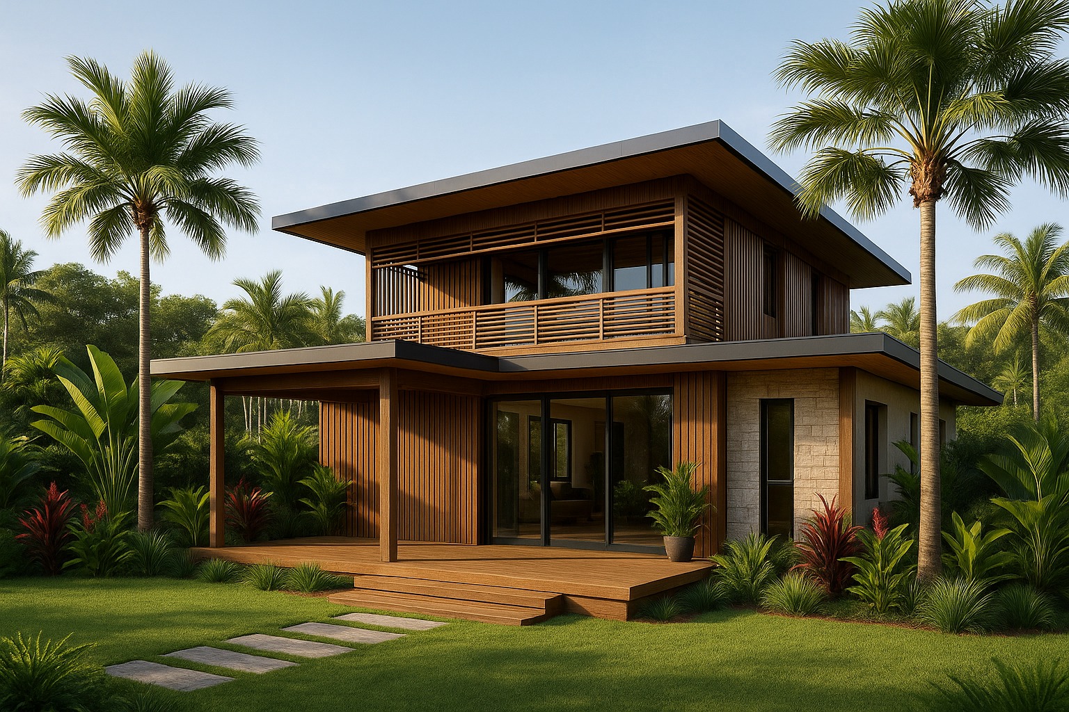 Villa avec un étage